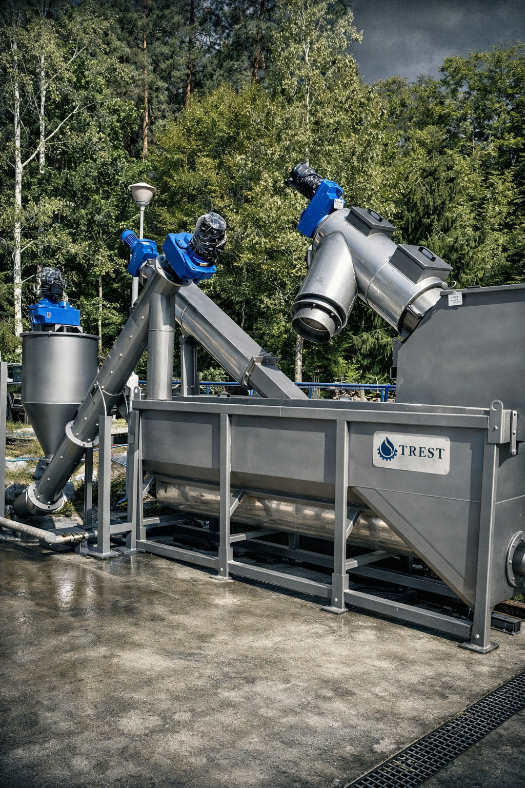 Sitopiaskownik do mechanicznego oczyszczania ścieków – TREST